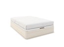 Lit coffre 140x200 avec matelas BASTIA - Chêne Blanchi - 4