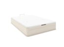 Lit coffre 140x200 avec matelas BASTIA - Chêne Blanchi - 5