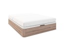 Lit coffre 160 x 200 cm BASTIA Chêne naturel - 2