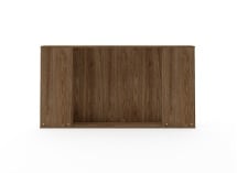 Tête de lit avec rangement 200 cm COLETTE - Noyer - 5