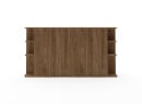 Tête de lit avec rangement 200 cm COLETTE - Noyer - 4