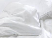 Housse de couette 240x220 Satin de Coton bio - Blanc 3