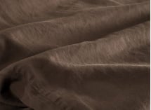 Housse de couette 240x220 Satin de Coton bio - Brun 3