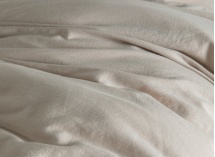 Housse de couette 260x240 Satin de Coton bio - Lin 3