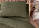Taie d'oreiller 40x60 Satin de Coton bio - Cyprès 1