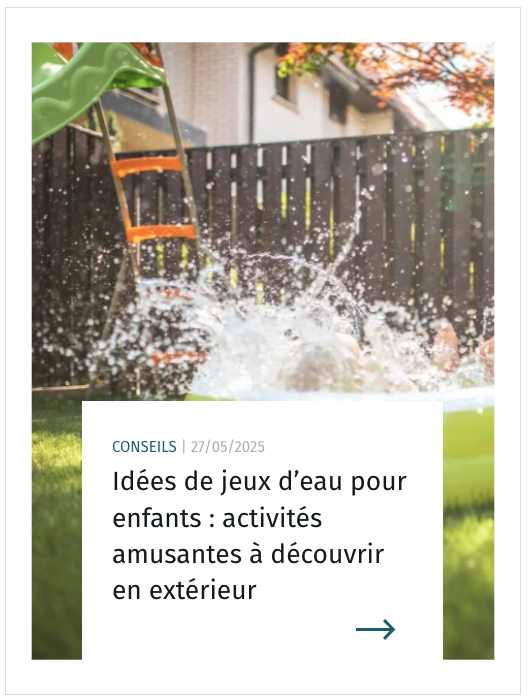 Idées de jeux d'eau pour enfants