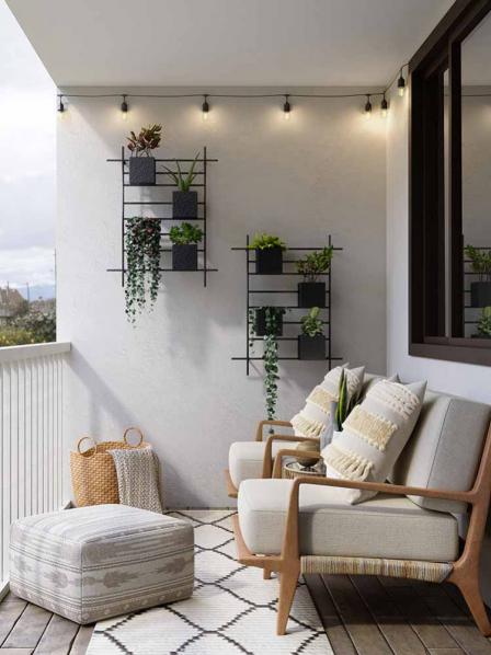Piccolo balcone: 5 consigli per arredarlo