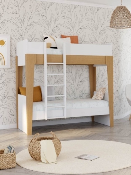 Letto a castello in legno: Idee di decorazione per una camera da bambino moderna