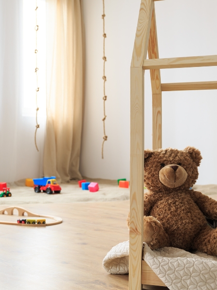 Come trasformare il letto a casetta in uno spazio gioco creativo?