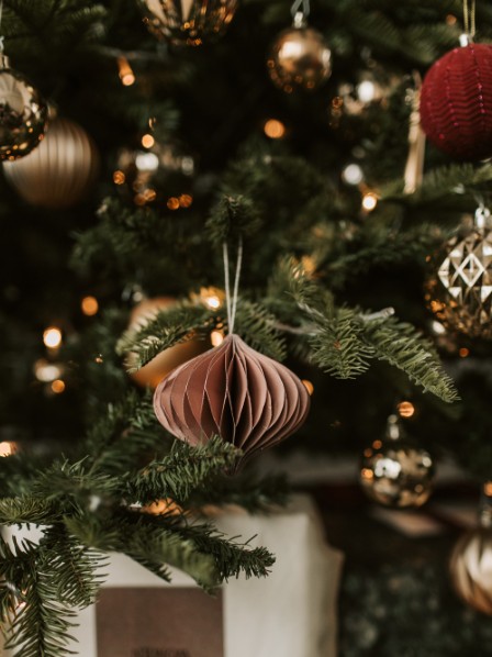 Come decorare un albero di Natale in famiglia, design ed eco-friendly